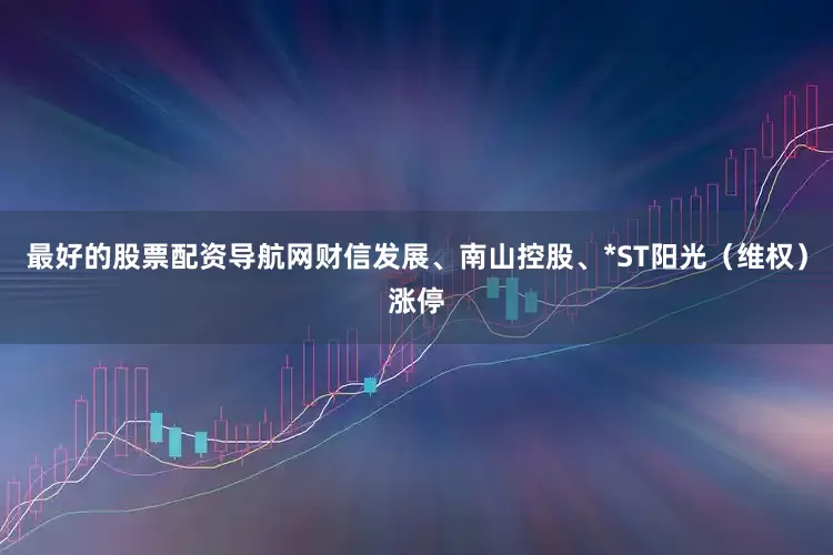 最好的股票配资导航网财信发展、南山控股、*ST阳光（维权）涨停